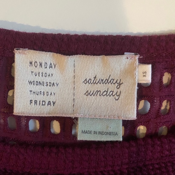 Saturday Sunday for Antro top, size XS *2 FOR 30* - Picture 5 of 7